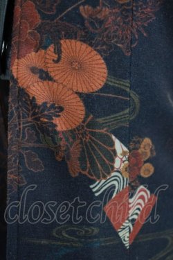 画像5: Qutie Frash / 和柄オーバーブラウス  ブラック H-26-01-28-034-QU-BL-KB-ZH