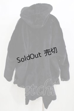 画像3: MINT NeKO / ファーコート  黒 H-26-01-28-035-HN-CO-AK-ZH