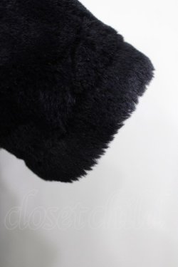 画像4: MINT NeKO / ファーコート  黒 H-26-01-28-035-HN-CO-AK-ZH