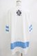 画像3: KRY CLOTHING / 「ICE」 オーバーサイズトップス  ホワイト×ブルー H-26-01-28-038-EL-TO-KB-ZH (3)