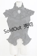 MARBLE / 別タイ付きヴィクトリアンフリルブラウス  黒 H-26-01-28-040-GO-BL-AK-ZH