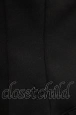 画像4: MARBLE / フリルタイ付きコルセット風ブラウス  黒 H-26-01-28-041-GO-BL-AK-ZH (4)