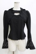 MIHO MATSUDA / ブラウス・シルビイ S 黒 H-26-01-28-044-GO-BL-AK-ZH