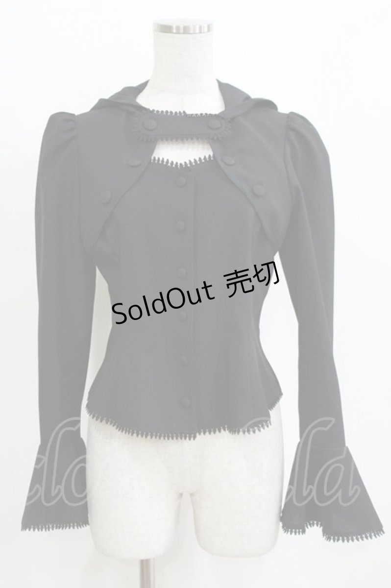 画像1: MIHO MATSUDA / ブラウス・シルビイ S 黒 H-26-01-28-044-GO-BL-AK-ZH (1)