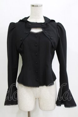 画像1: MIHO MATSUDA / ブラウス・シルビイ S 黒 H-26-01-28-044-GO-BL-AK-ZH