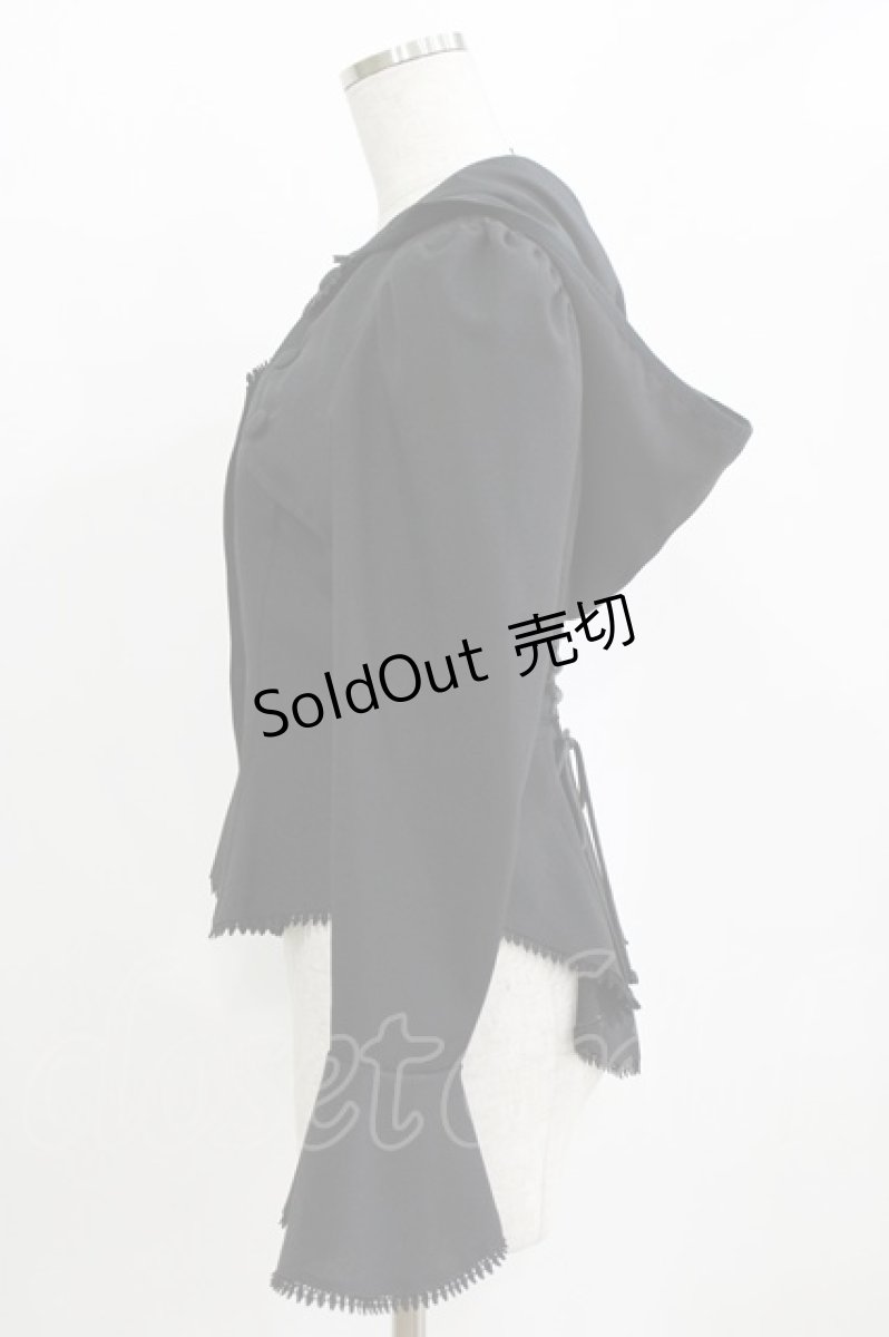 画像2: MIHO MATSUDA / ブラウス・シルビイ S 黒 H-26-01-28-044-GO-BL-AK-ZH (2)