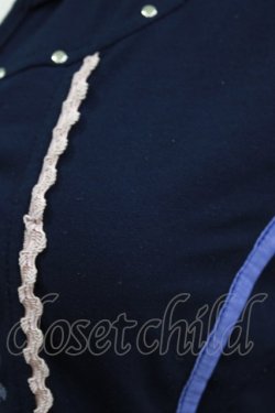 画像5: Ozz oneste / チャイナZIPカーデ  ネイビー H-26-01-28-049-OO-TO-KB-ZH