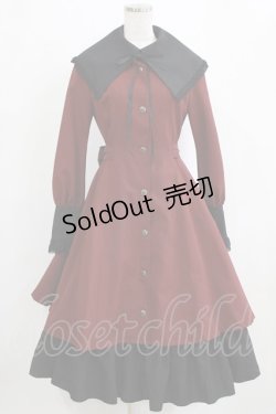 画像1: MIHO MATSUDA / ワンピース・ヴァルト S ボルドー×黒 H-26-01-28-005-GO-OP-AK-ZH