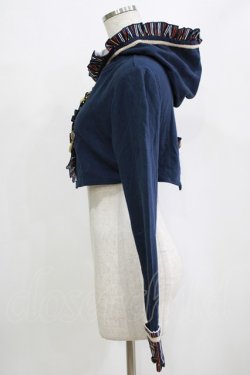 画像2: PUTUMAYO / Midnight Paradeショートパーカー  ネイビー H-26-01-28-054-PT-TO-KB-ZH