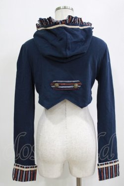 画像3: PUTUMAYO / Midnight Paradeショートパーカー  ネイビー H-26-01-28-054-PT-TO-KB-ZH