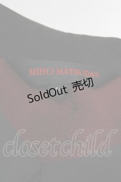 画像5: MIHO MATSUDA / ワンピース・ヴァルト S ボルドー×黒 H-26-01-28-005-GO-OP-AK-ZH