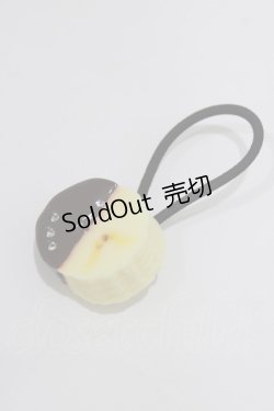 画像1: Q-pot. / バナナチョコヘアゴム  バナナチョコ H-26-01-28-072-QP-AC-KB-ZH
