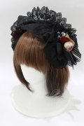 Anges et Demons / コサージュレースカチューシャ  ブラック H-26-01-28-075-GO-AC-KB-ZH