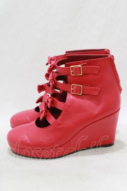 画像2: MILK / チェリーアンブーツ L レッド H-26-01-28-078-ML-SH-KB-ZH