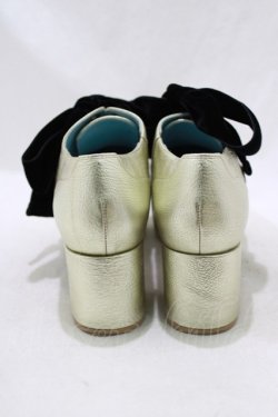 画像3: pays des fees  / Ribbon oxford shoes L ゴールド H-26-01-28-079-PU-SH-KB-ZH