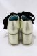 画像3: pays des fees  / Ribbon oxford shoes L ゴールド H-26-01-28-079-PU-SH-KB-ZH (3)