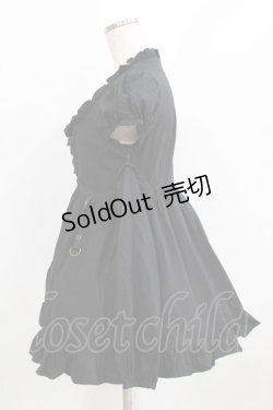 画像2: BPN / アーム付オーバーワンピース  ブラック H-26-01-28-010-GO-OP-KB-ZH