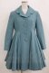 画像1: Jane Marple / ウールフレアコート  ブルーグレー H-26-01-28-013-JM-CO-KB-ZH (1)