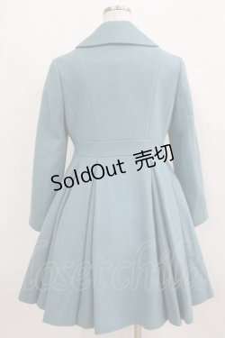 画像3: Jane Marple / ウールフレアコート  ブルーグレー H-26-01-28-013-JM-CO-KB-ZH