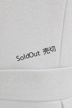 画像4: Jane Marple / ウールフレアコート  ブルーグレー H-26-01-28-013-JM-CO-KB-ZH