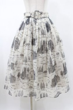 画像1: an another angelus / ブリティッシュトワル柄シアータックスカート Free BLACK H-26-01-29-034-CA-SK-NS-ZH