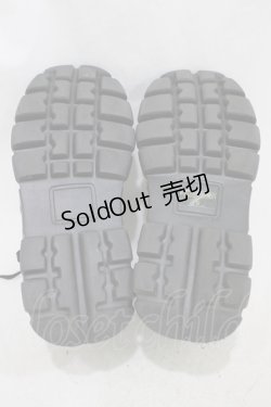 画像3: pium / フリルベルトボリュームスニーカー S/22cm?22.5cm ブラック H-26-01-29-003-0-SH-NS-ZH