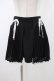 画像1: Me roir / アコーディオンプリーツラップスカート M ブラック H-26-01-29-037-0-SK-NS-ZH (1)