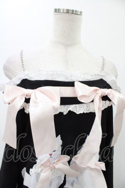 画像3: Ank Rouge / ネコちゃんオフショルプルオーバー M ブラック H-26-01-29-040-CA-TO-NS-ZH