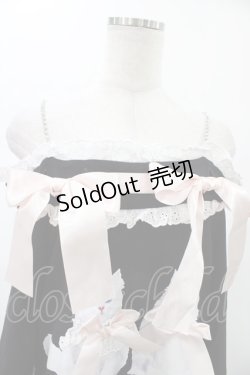 画像3: Ank Rouge / ネコちゃんオフショルプルオーバー M ブラック H-26-01-29-040-CA-TO-NS-ZH