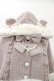 画像3: Ank Rouge / くまちゃんキラキラツイードポンチョ M ピンク H-26-01-29-041-CA-JA-NS-ZH (3)