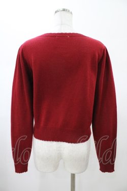 画像2: Amavel / ニットカーディガン Free レッド H-26-01-29-053-CA-TO-NS-ZH