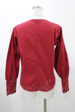 画像2: an another angelus / ロングカフスプルオーバーブラウス Free RED H-26-01-29-054-CA-BL-NS-ZH