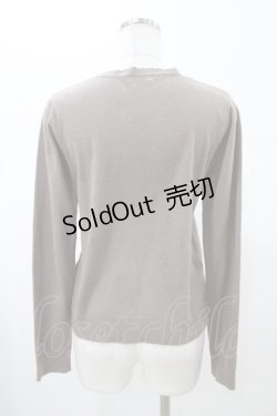 画像2: axes femme / 透かしカーディガン M ブラウン H-26-01-29-055-AX-TO-NS-ZH