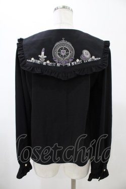画像2: Amavel / Magical Cosmic Cosmeticフリルブラウス Free ブラック H-26-01-29-057-CA-BL-NS-ZH
