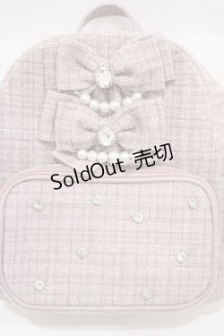 画像3: Ank Rouge / ノベルティツイードリュック  ピンク H-26-01-29-009-CA-BG-NS-ZH