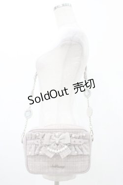 画像1: Ank Rouge / ツイードフリルBag  ピンク H-26-01-29-010-CA-BG-NS-ZH