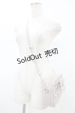 画像2: Ank Rouge / ツイードフリルBag  ピンク H-26-01-29-010-CA-BG-NS-ZH