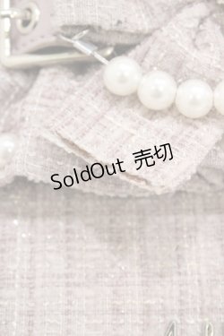 画像4: Ank Rouge / ツイードフリルBag  ピンク H-26-01-29-010-CA-BG-NS-ZH