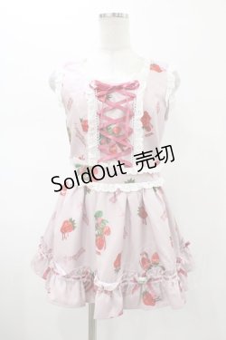 画像1: Ank Rouge / Strawberry SyndromeプリンセスSetup M ピンク H-26-01-29-018-CA-OP-NS-ZH