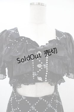 画像3: Ank Rouge / フリルモノグラムワンピース M ブラック H-26-01-29-023-CA-OP-NS-ZH