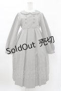 FLC / MINA*タータンチェックワンピース M グレー H-26-01-29-025-0-OP-NS-ZH