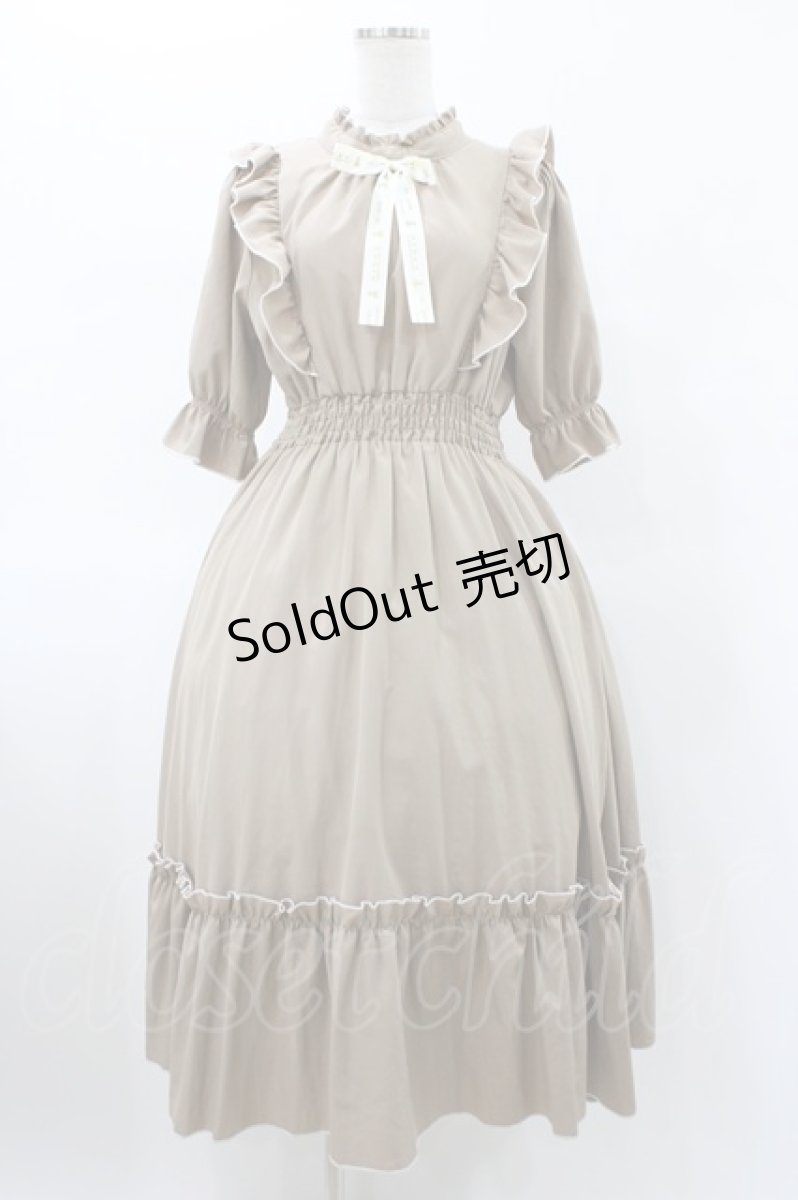 画像1: m petit by misako / NINA'SコラボAMハイショクメローワンピース M ベージュ H-26-01-29-026-LO-OP-NS-ZH (1)