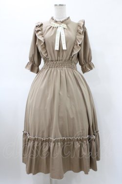 画像1: m petit by misako / NINA'SコラボAMハイショクメローワンピース M ベージュ H-26-01-29-026-LO-OP-NS-ZH