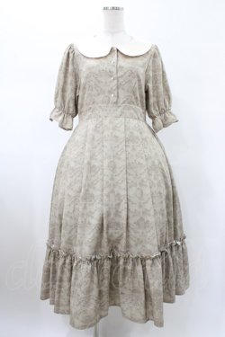 画像1: m petit by misako / NINA’Sコラボトワルドジュイワンピース M ベージュ H-26-01-29-027-LO-OP-NS-ZH