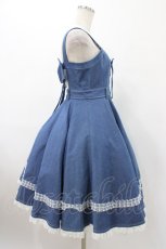 画像3: mellfy memory / Princess holiday denim ワンピース M BLUE H-26-01-29-029-0-OP-NS-ZH (3)