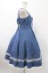 画像3: mellfy memory / Princess holiday denim ワンピース M BLUE H-26-01-29-029-0-OP-NS-ZH (3)