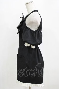 画像2: Me roir / リボンモチーフコンビネゾン M ブラック H-26-01-30-032-GO-OP-NS-ZH