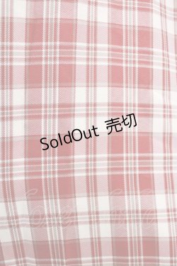 画像4: FLC / 皆方由衣コラボ/チェックフリルジャンパースカート 4L レッド H-26-01-30-003-LO-OP-NS-ZH