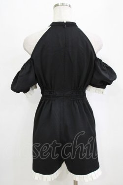 画像3: Me roir / リボンモチーフコンビネゾン M ブラック H-26-01-30-032-GO-OP-NS-ZH