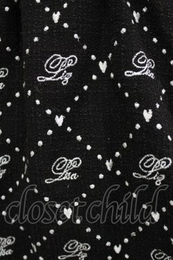 画像4: LIZ LISA / モノグラムリボンツィードセットアップ Free ブラック H-26-01-30-033-LO-OP-NS-ZH